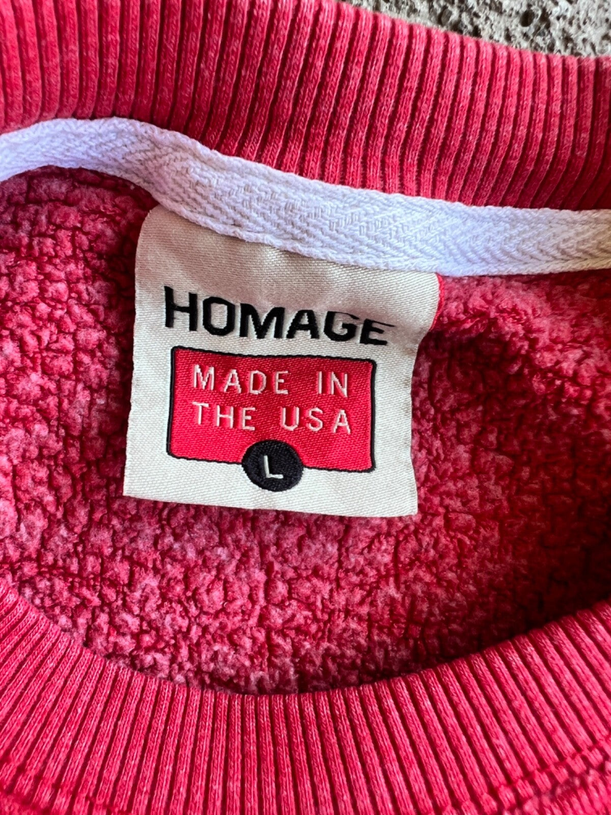 Vintage 80's Homage Ohio State Two Tone Crewneck Sweatshirt