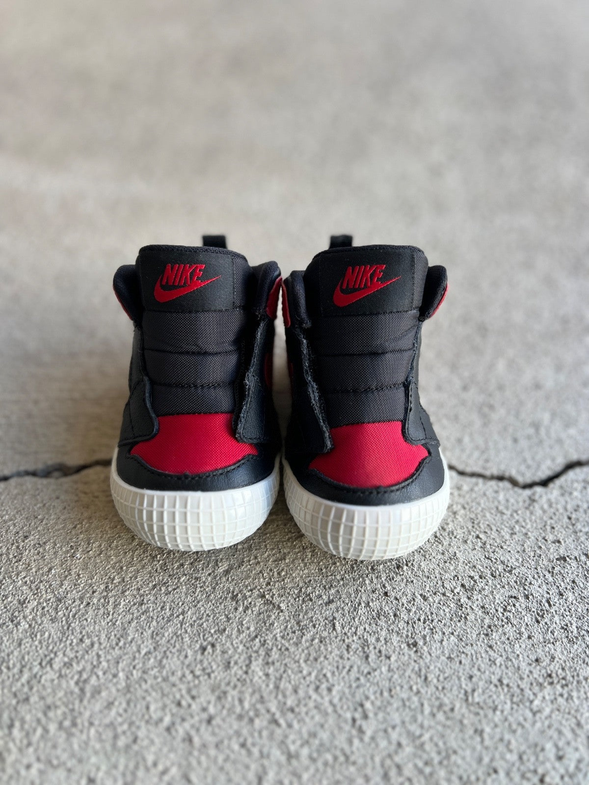 Jordan 1 Crib Bootie Black & Red (Bred) 3c w/Box