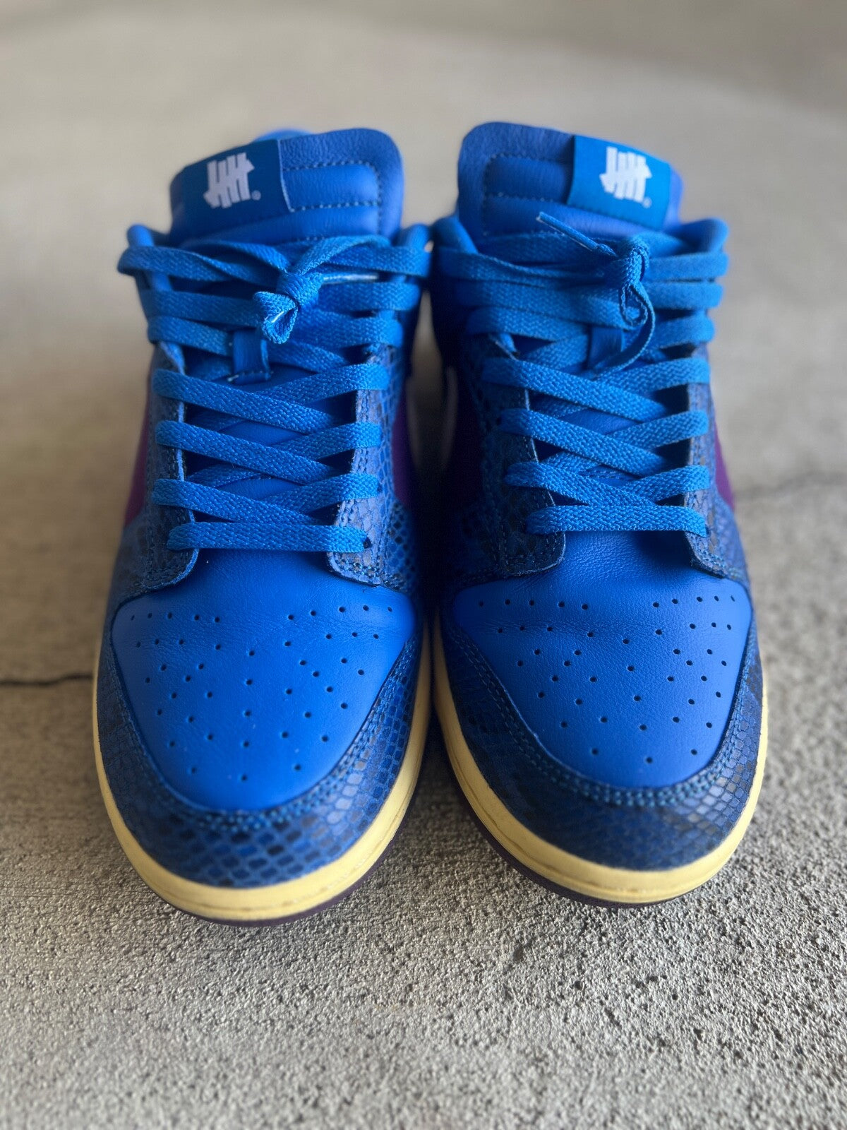 Nike Dunk Low UNDFT 5 On It Dunk vs AF1 Pre-Owned Men's US 11 Extra Laces No Box