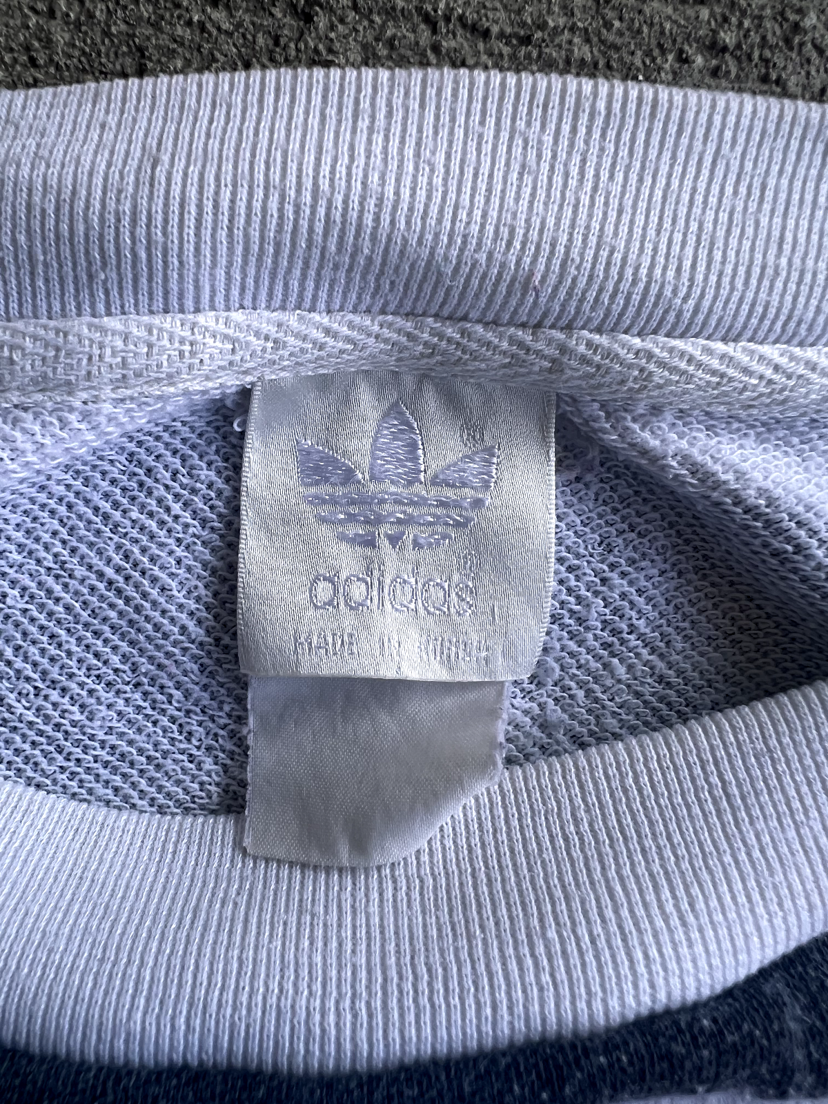 Vintage 90's Adidas "54" Striped Crewneck Sweatshirt