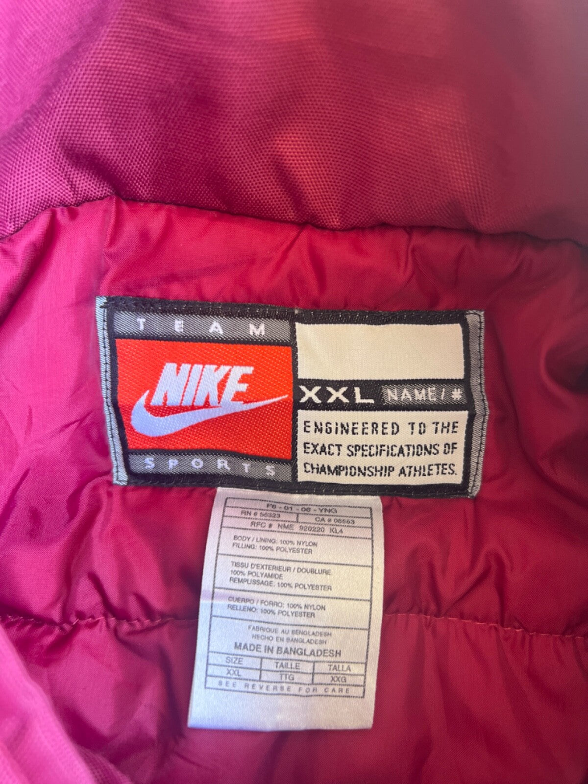 Y2K Vintage Nike Team Sports Florida State University "Seminoles" Jacket