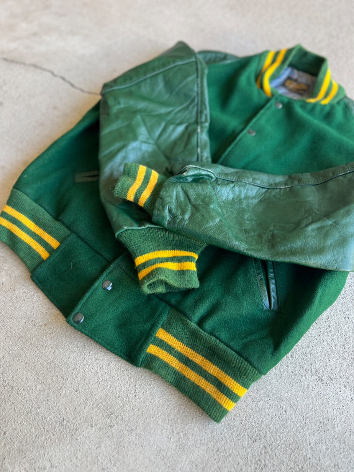 Vintage Johnny Mac Varsity Bomber Jacket