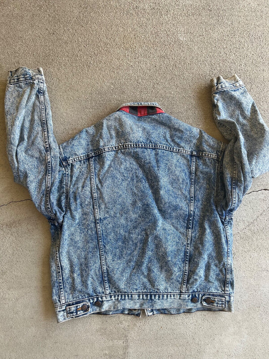 Vintage Levi's Buffalo Lined Denim Trucker Jacket