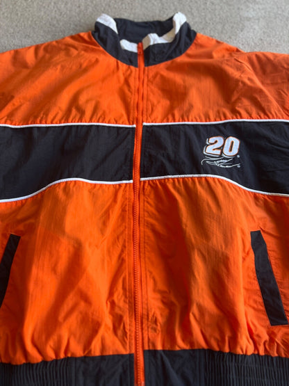 Vintage 90's Chase Authentics Tony Stewart Home Depot 20 Windbreaker Jacket