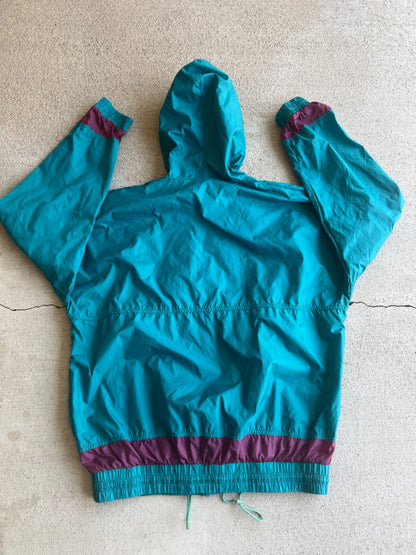 Vintage 90's K-Swiss Hooded Windbreaker Jacket