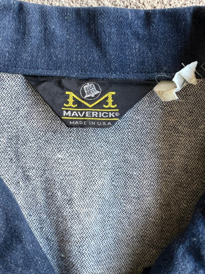 Vintage 70's Mavrick Denim Work Button Up Shirt