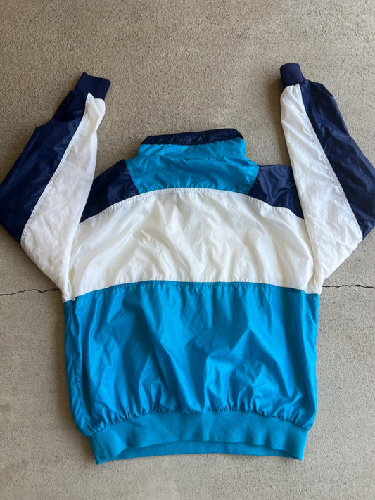 Vintage 90's Nke 1/4 Zip Mock Neck Pullover Windbreaker Jacket