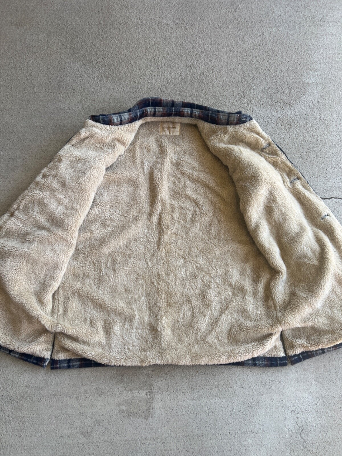 Vintage 70's Big John Fleece Lined Button Up Overshirt