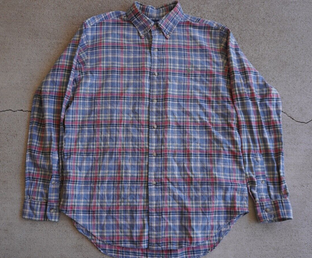 Vintage Y2K Polo Ralph Lauren Plaid Button Down Shirt
