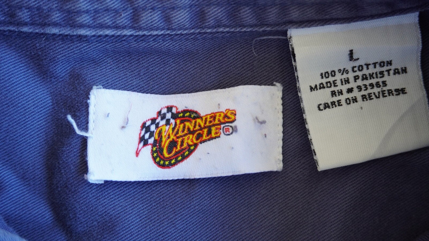 Vintage Y2K Winner's Circle Jeff Gordon Racing Button Down Shirt