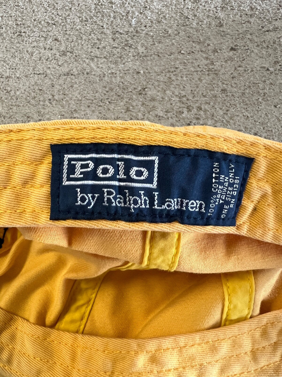 Vintage 90's Polo 5-Panel Pony Adjustable Strapback Hat One Size