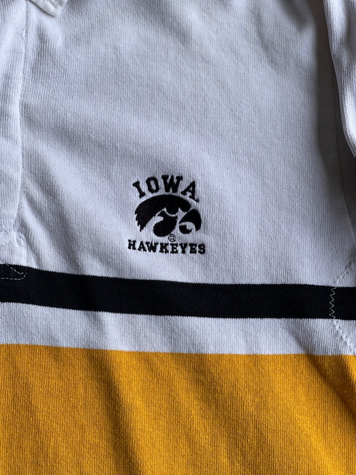 Vintage 90's Barbarian Iowa Hawkeyes Rugby