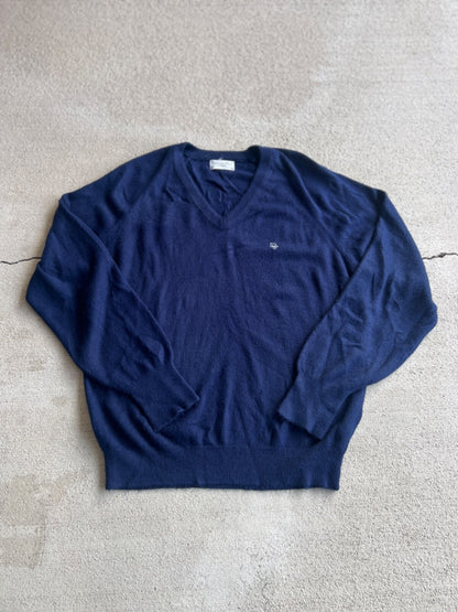 Vintage 80's Christian Dior Monsieur V-Neck Sweater