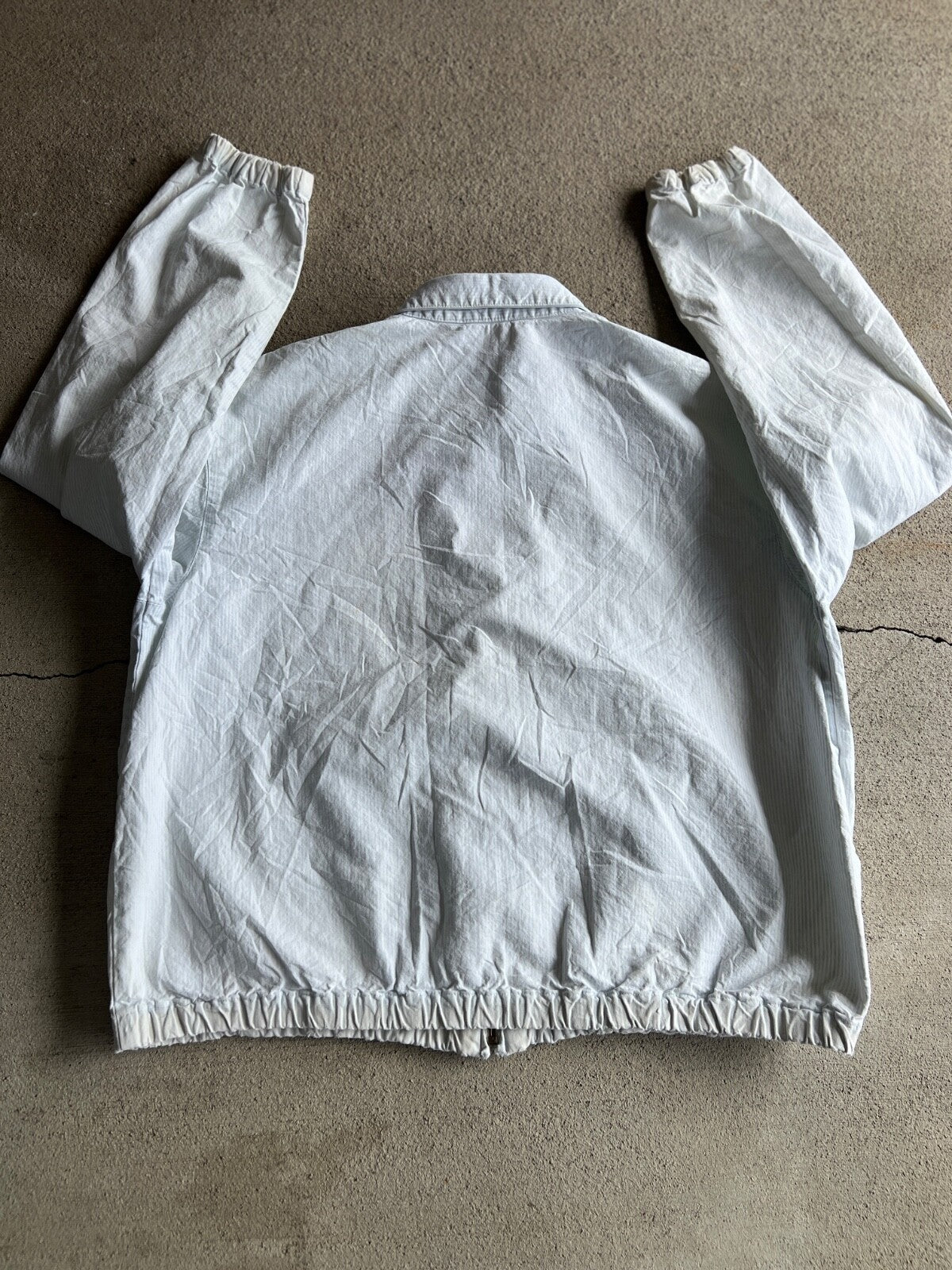 Vintage 90's Polo Ralph Lauren Pinstripe Zip Up Bomber Jacket