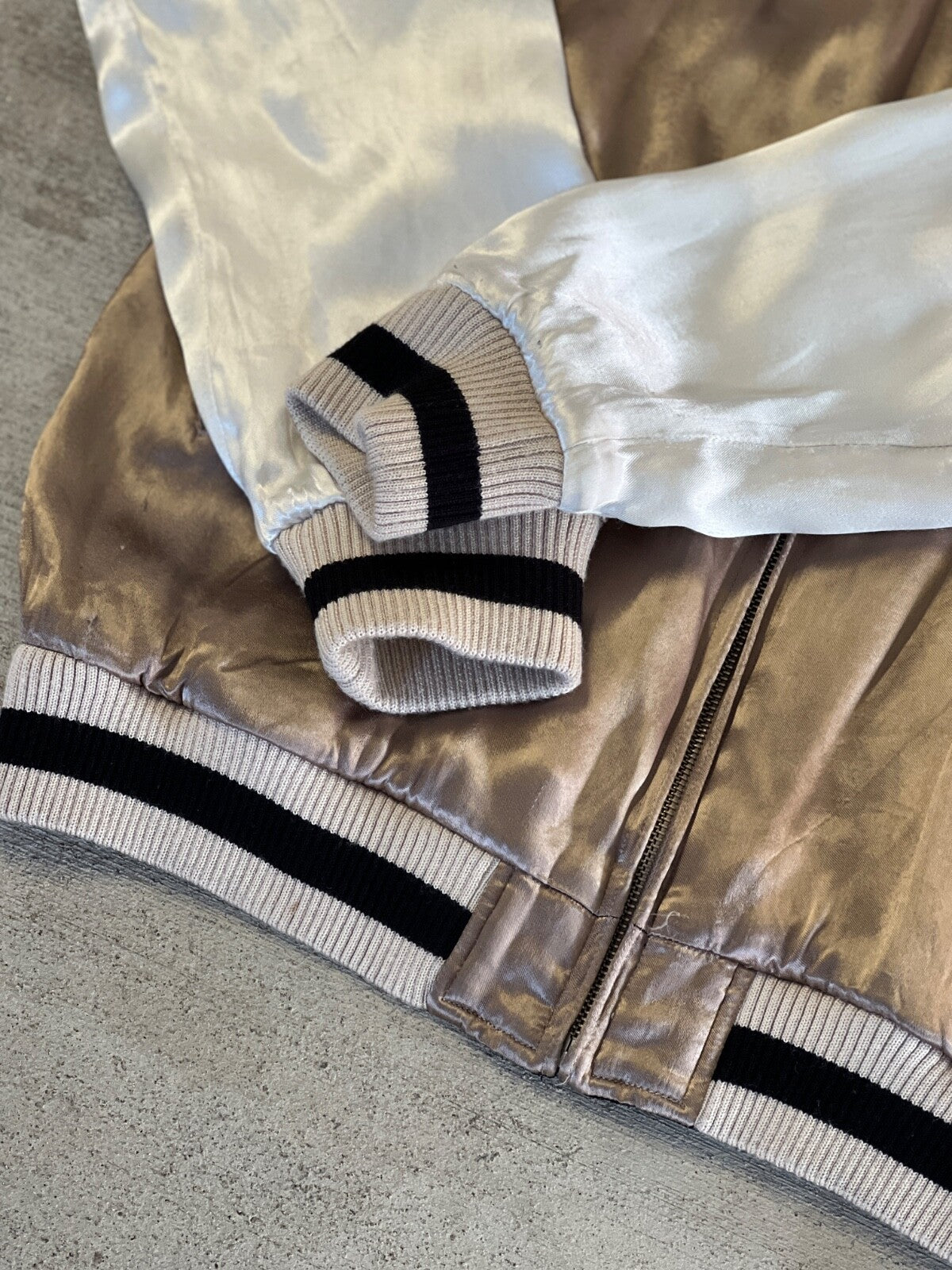 Rare United Arrows Monkeytime Reversible Souvenir Bomber Jacket