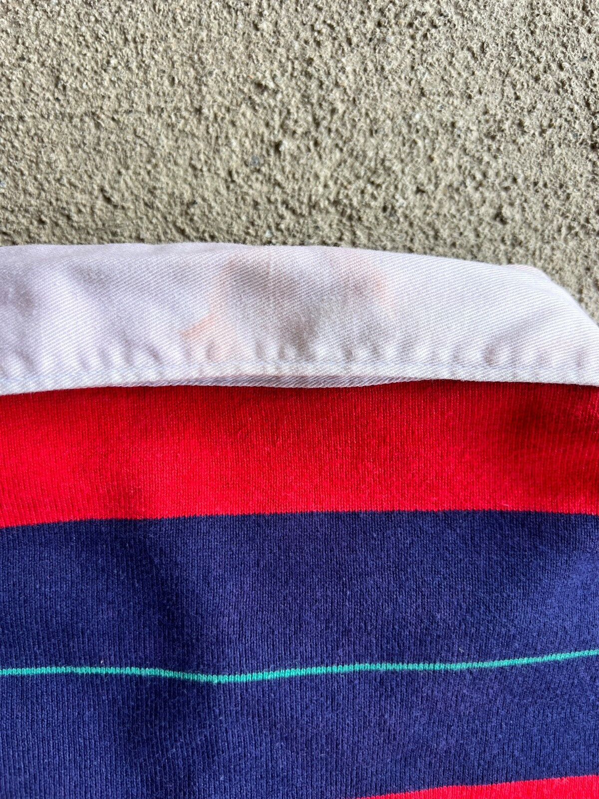 Vintage 90's Chaps Ralphs Lauren Made in Japan Striped Rugby Shirt