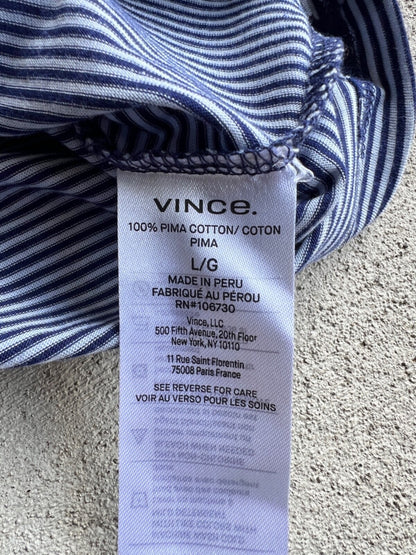 Vince Stripe Pima T-Shirt