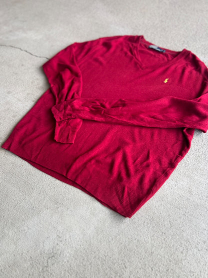 Vintage 90's Polo Ralph Lauren V-Neck Sweater