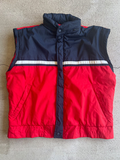 Vintage 90's Fila Made in Italy Puffer Convertible Bomber Jacket