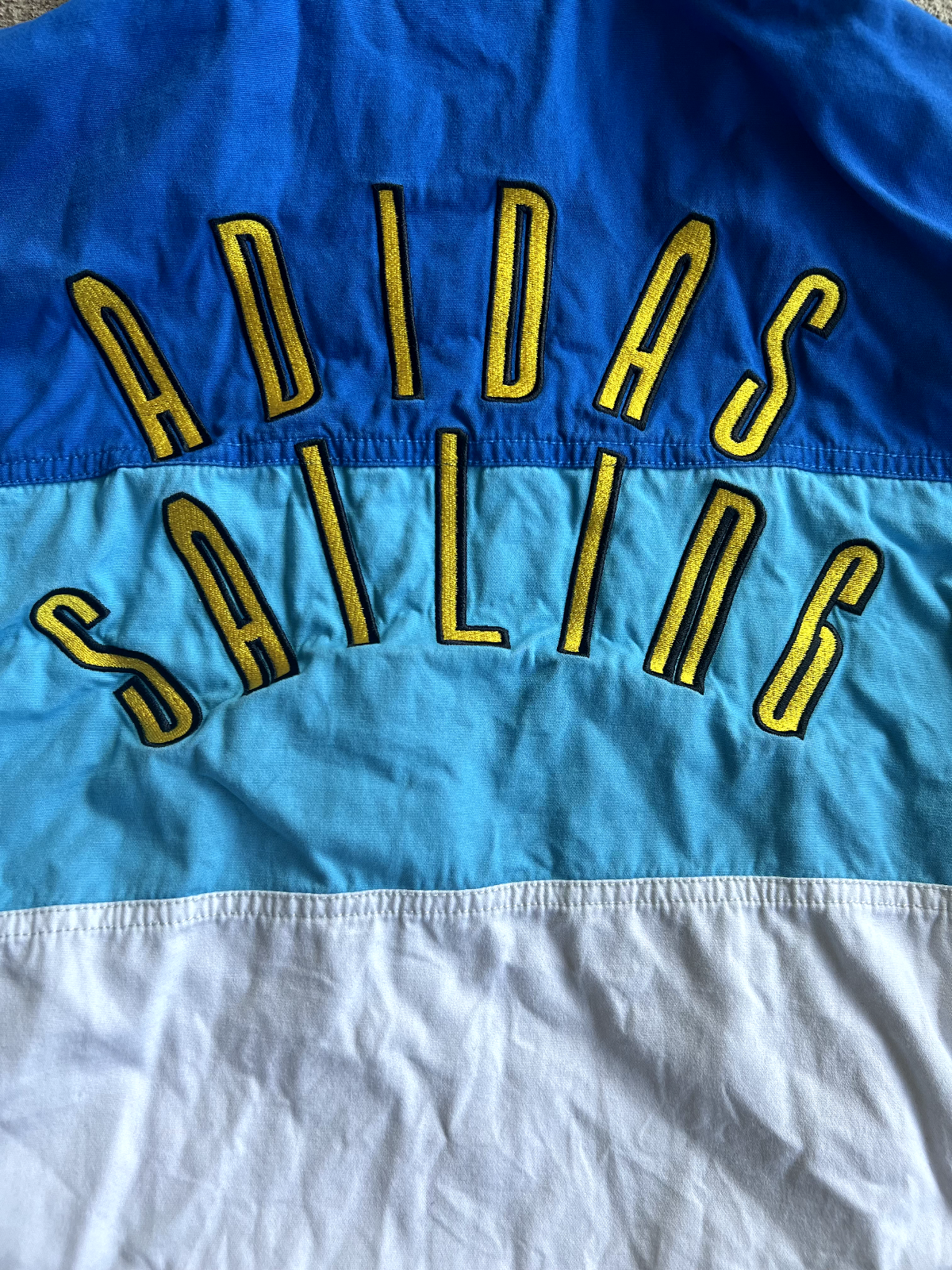 Rare Vintage 90's Adidas Hooded Sailing Jacket