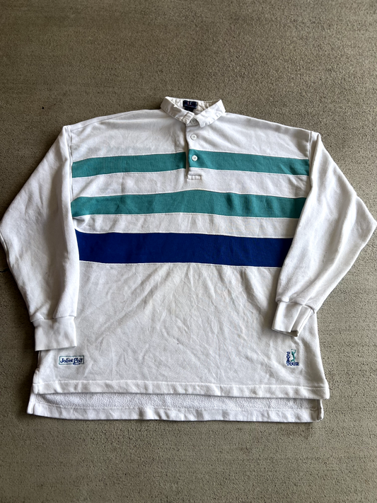 Vintage 90's  Joliet Golf "PGA Tour" Striped Rugby Shirt