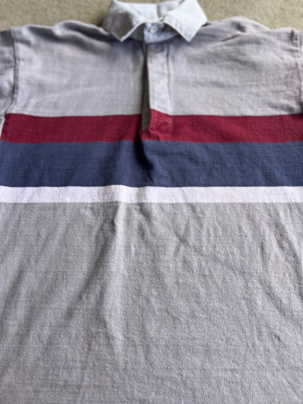 Vintage 80's L.L. Bean Striped Rugby Shirt