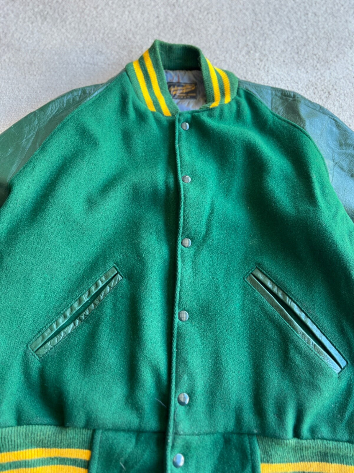 Vintage Johnny Mac Varsity Bomber Jacket