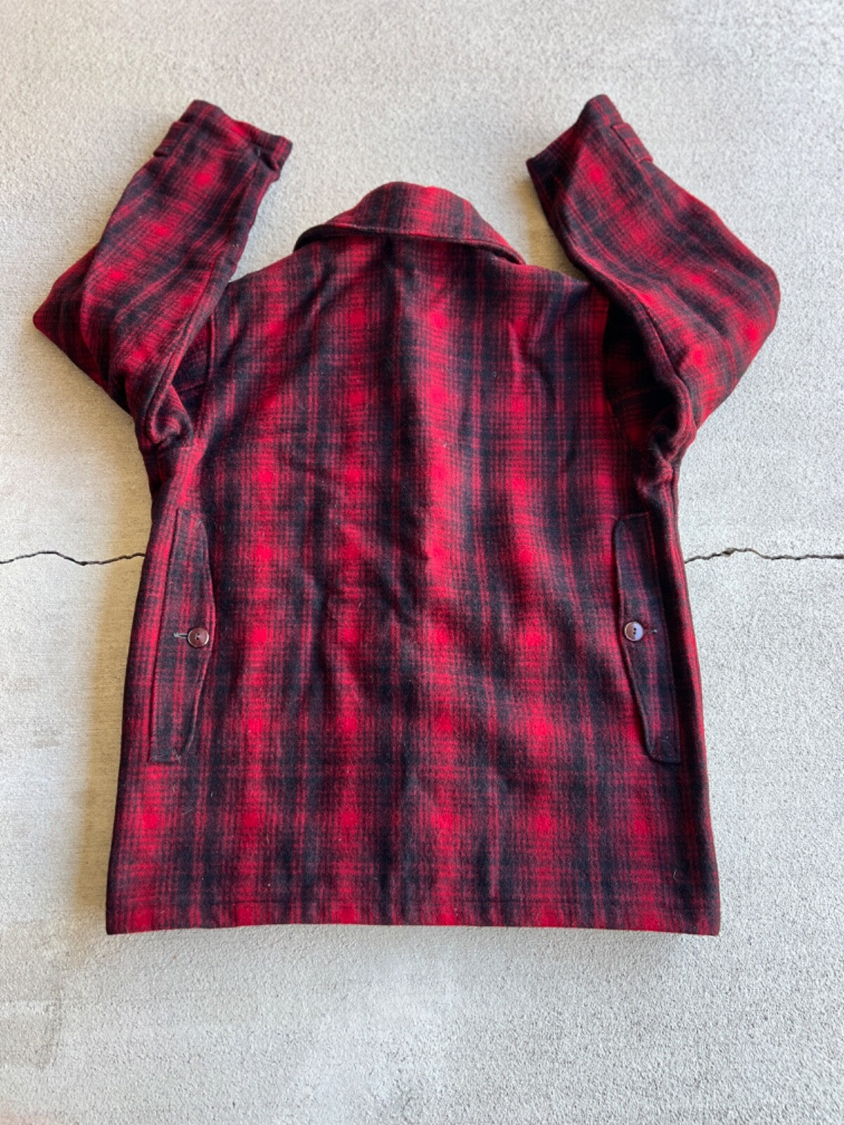 Vintage Woolrich Mackinaw Plaid Shore Jacket 42R