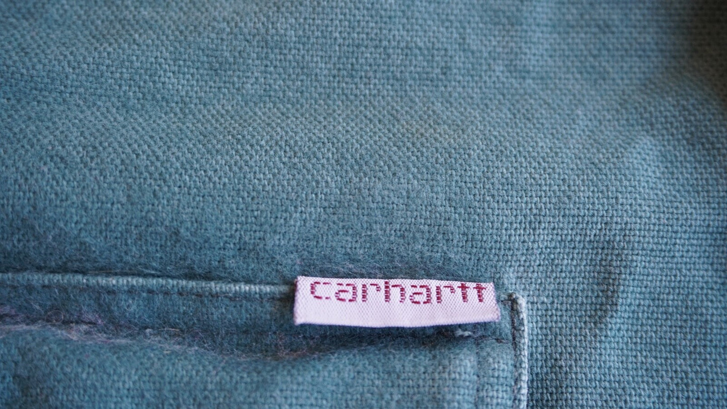 Vintage 90's Carhartt "Spenard Builders Supply"  Button Up Work Shirt