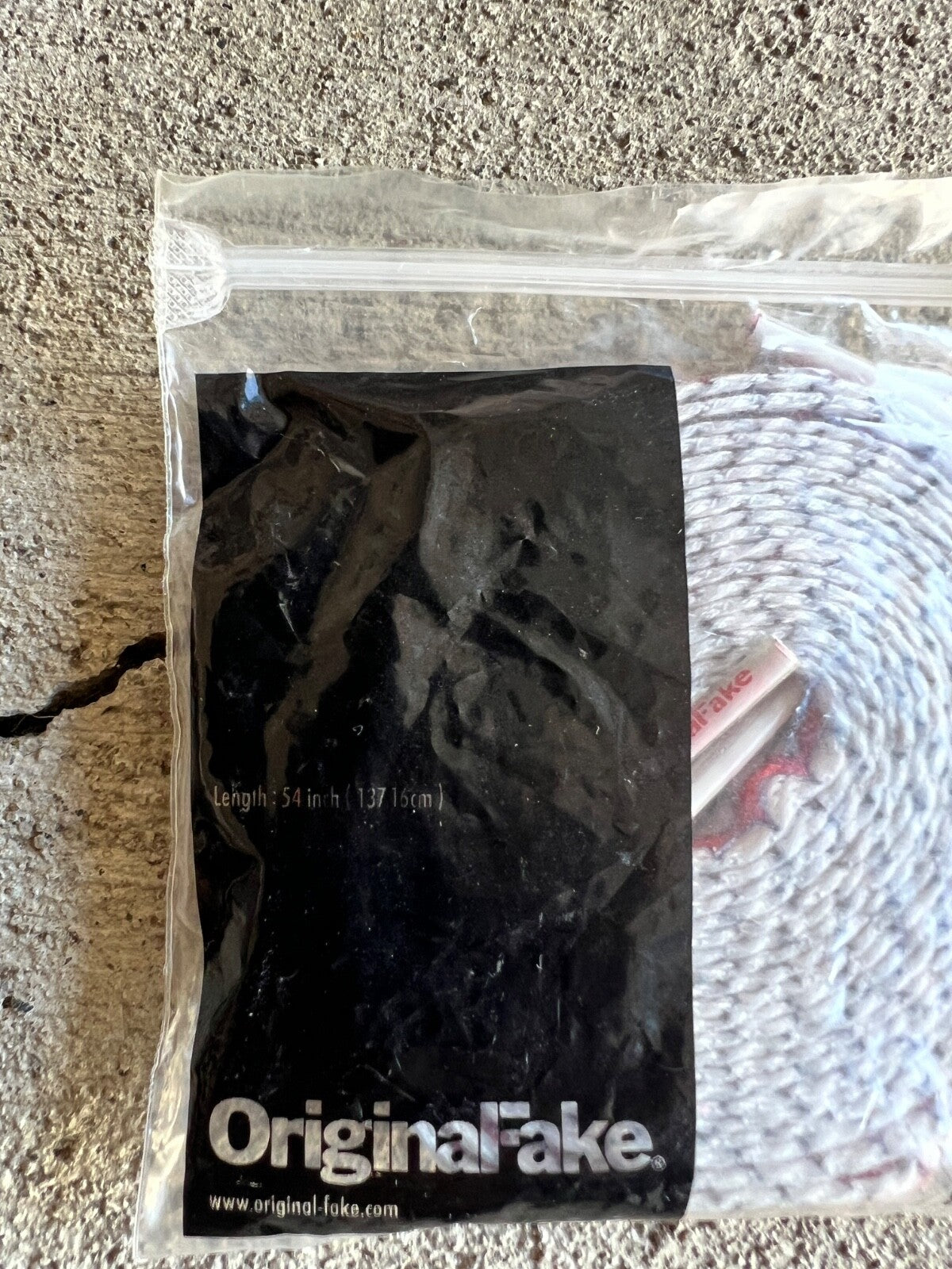 Super Rare Brand New Original Fake x Starks  "Chomper" Shoe Laces