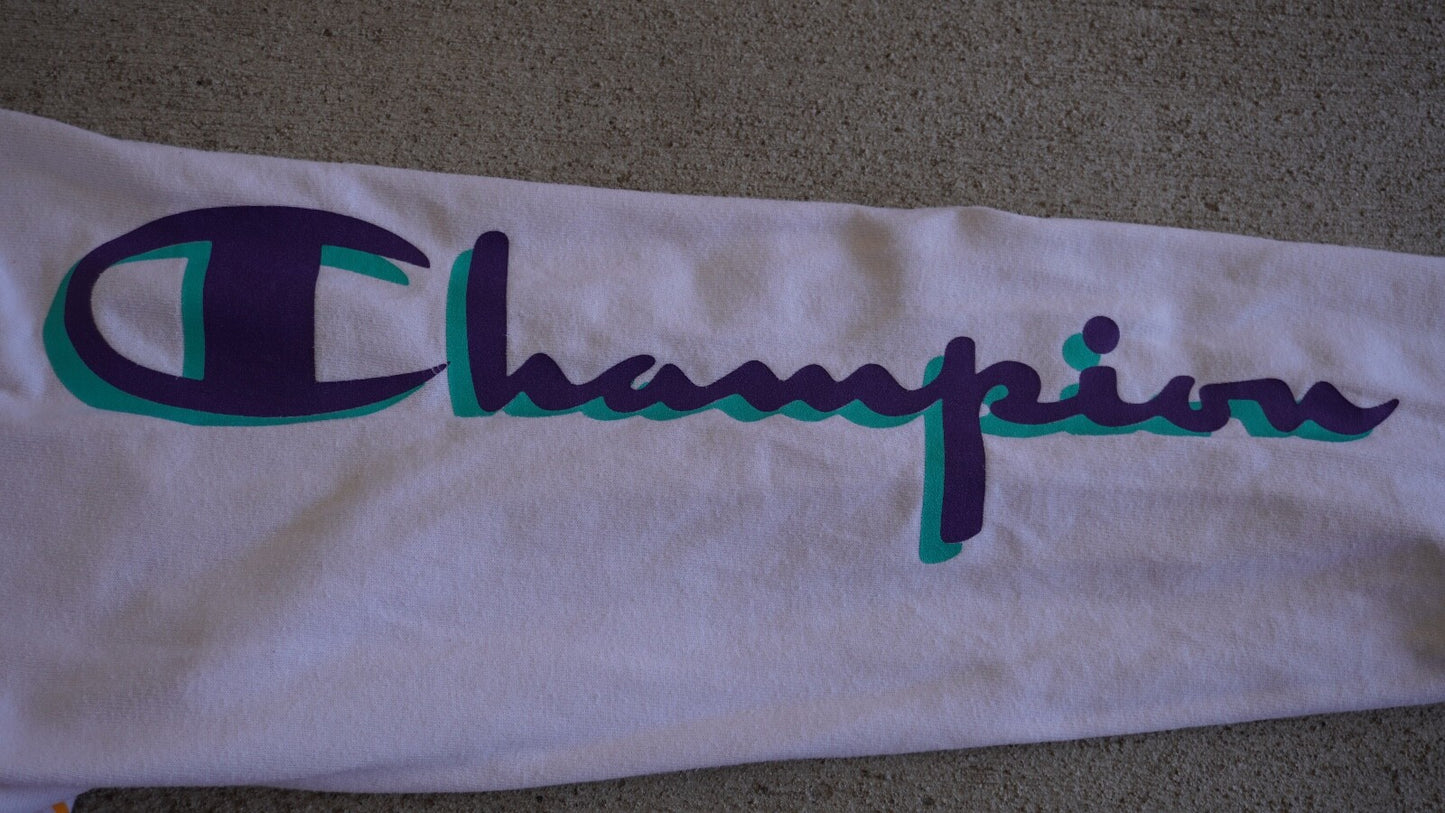 Champion X Coca-Cola Long Sleeve Multi-Colored Graphic Logo T-Shirt