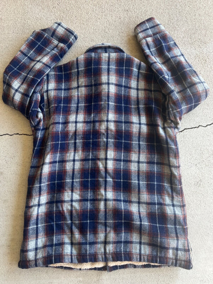 Vintage 70's Big John Fleece Lined Button Up Overshirt