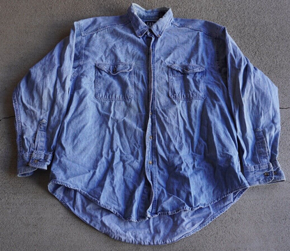 Vintage 80's Gap Denim Button Down Shirt