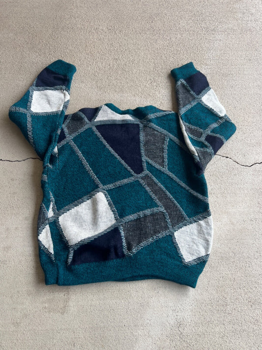 Vintage Coogi Geometric  Crewneck Sweater