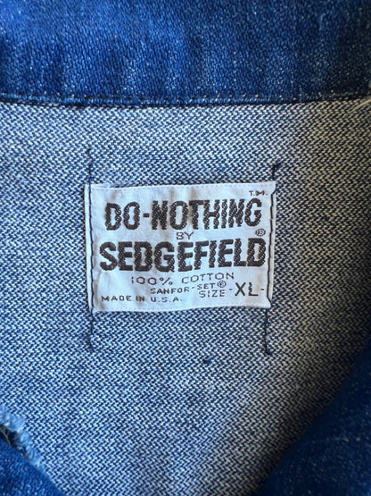 Vintage Sedgefield Do Nothing Denim Work Overshirt