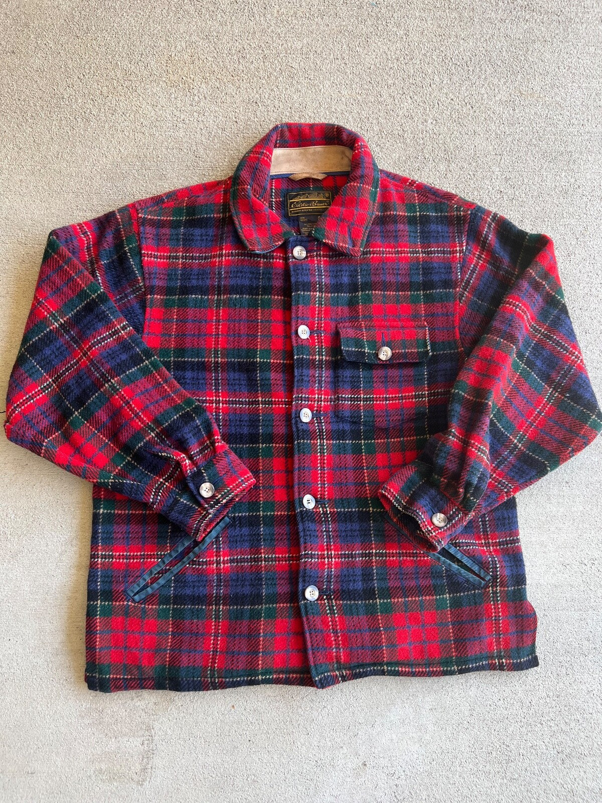 Vintage 90's Eddie Bauer Plaid Overshirt