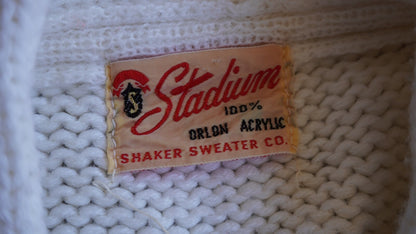Vintage Stadium Shaker Sweater Cardigan