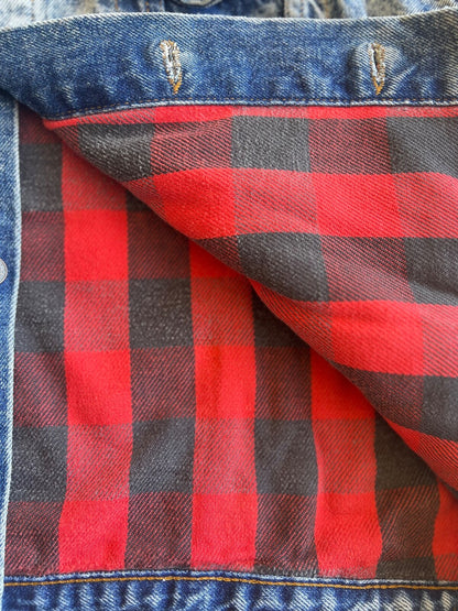Vintage Levi's Buffalo Lined Denim Trucker Jacket
