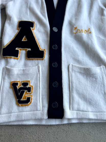 Vintage 70's Champion Varsity Cardigan Sweater