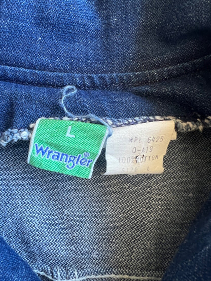 Vintage 70's Women's Wrangler Denim Western Button Up Shirt