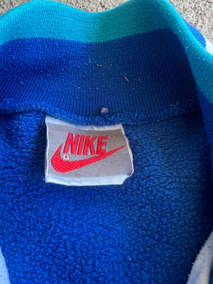 Vintage 90's Nike Zip Up Mock Neck Warm-Up Jacket