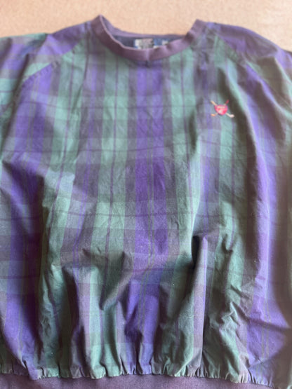 Vintage 90's Polo Ralph Lauren Tartan Golf Pullover Sweatshirt