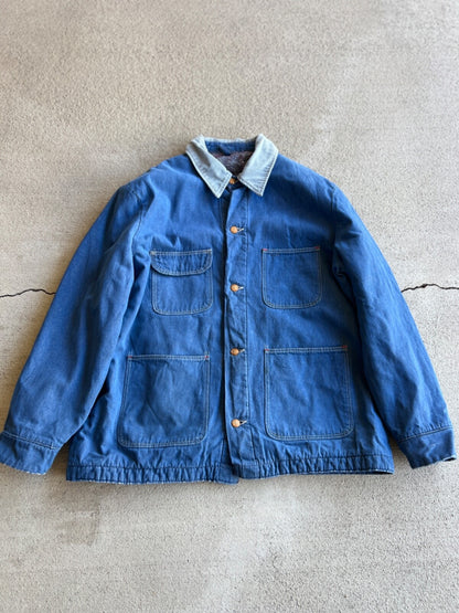 Vintage Wrangler Blanket Lined Denim Chore Jacket