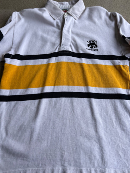 Vintage 90's Barbarian Iowa Hawkeyes Rugby