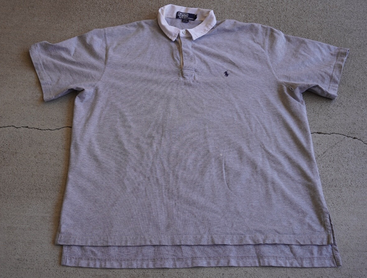 Vintage 90's Polo Ralph Lauren Two-Tone Polo Shirt