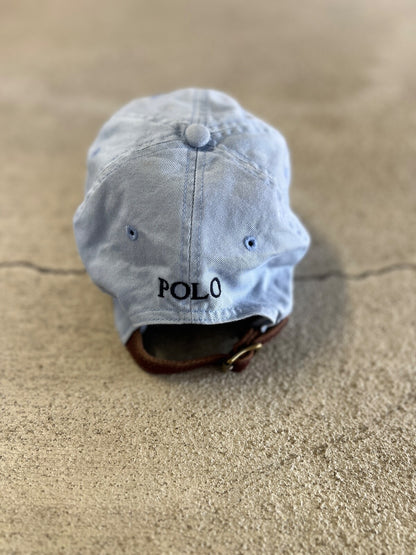 Vintage 90's Polo 5-Panel Pony Adjustable Strapback Hat One Size