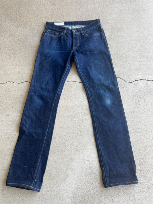 Imogene + Willie Barton Slim Selvedge Denim Jeans 30"x33"