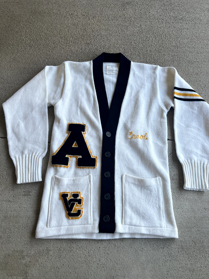 Vintage 70's Champion Varsity Cardigan Sweater