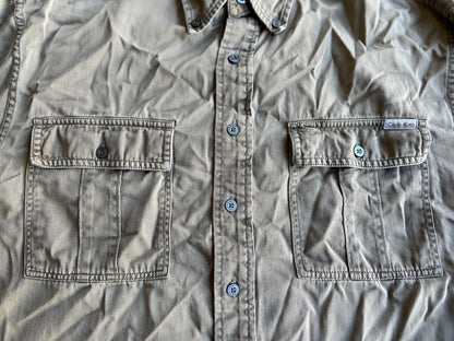 Vintage Y2K Calvin Klein Jeans CPO Button Down Shirt
