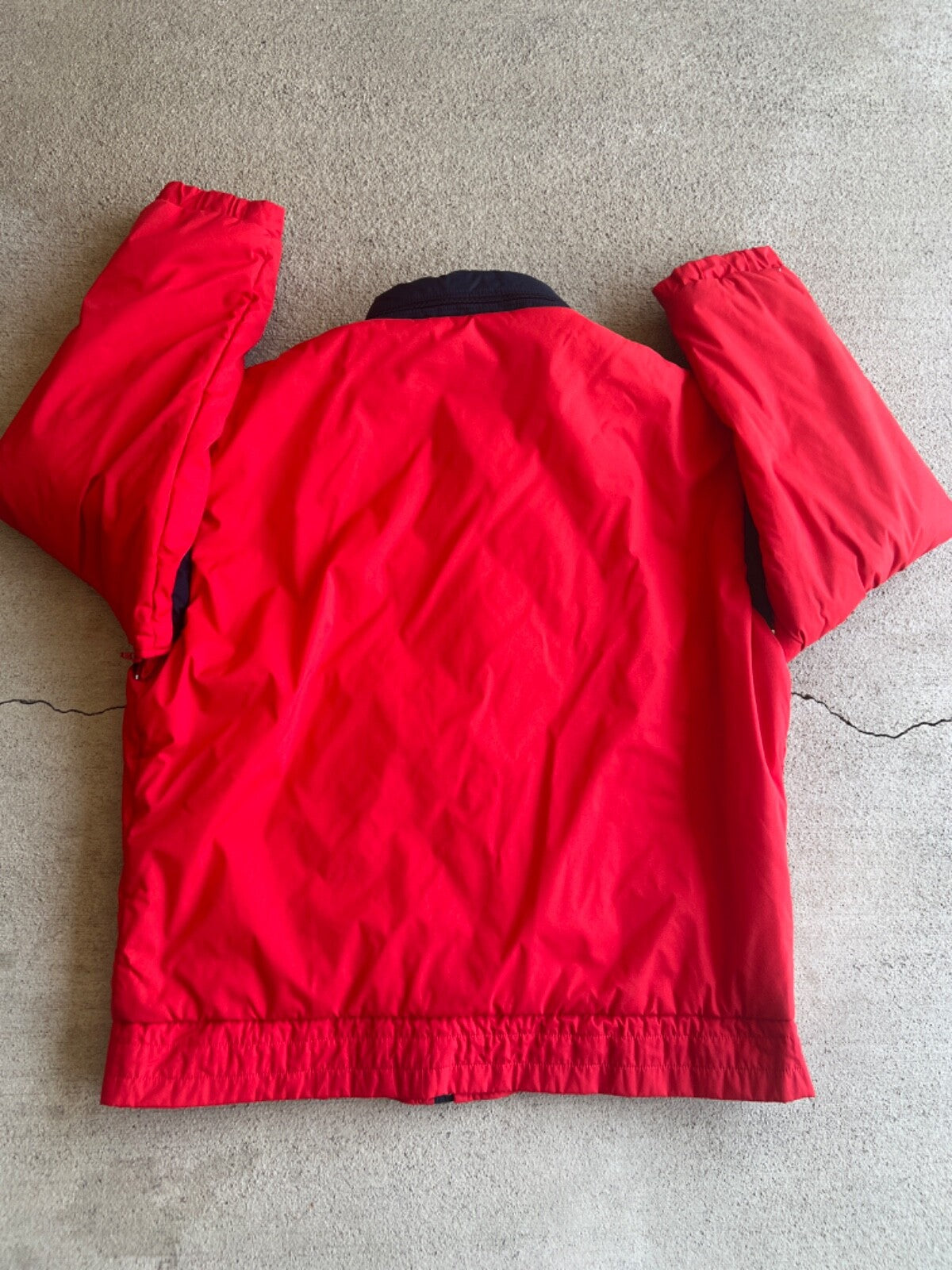 Vintage 90's Fila Made in Italy Puffer Convertible Bomber Jacket